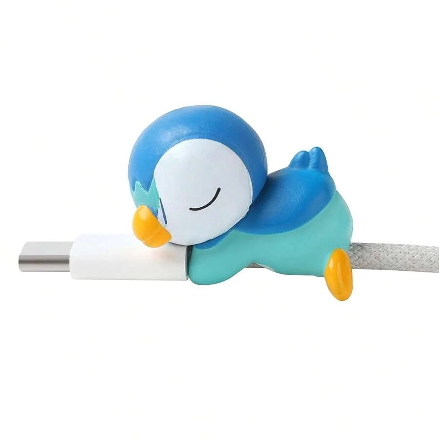 12 style Data Cable Protective Sleeve Kawaii Anime Pokemon Toys Cute Pikachu Eevee Meowth Vulpix Cartoon Charger Cable Protector