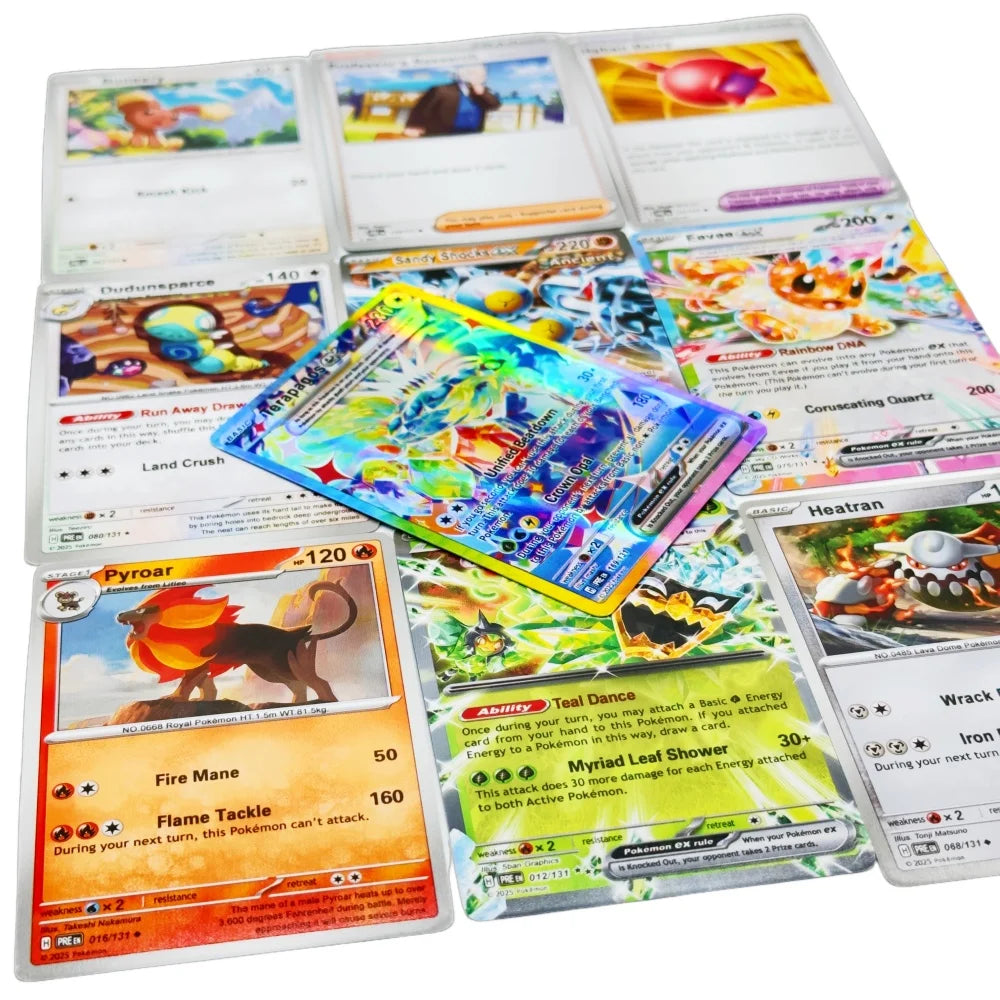 Prismatic Evolutions Pokemon Card Game Cartoon English Booster Battle Transaction Card Gifts