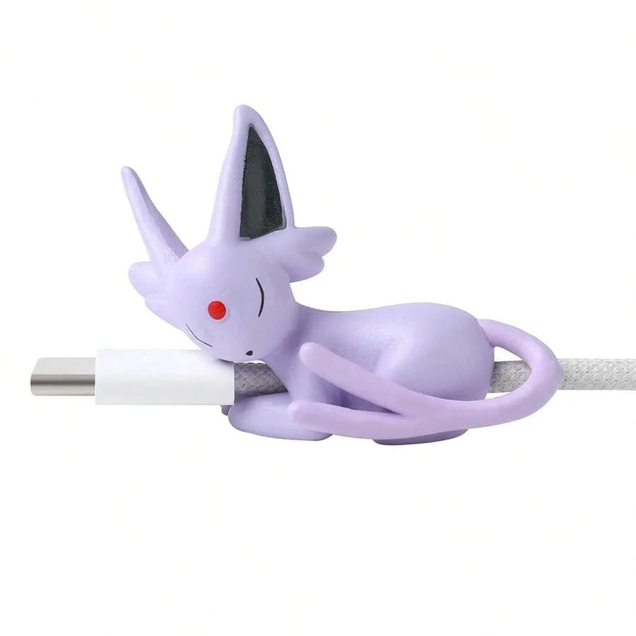 12 style Data Cable Protective Sleeve Kawaii Anime Pokemon Toys Cute Pikachu Eevee Meowth Vulpix Cartoon Charger Cable Protector