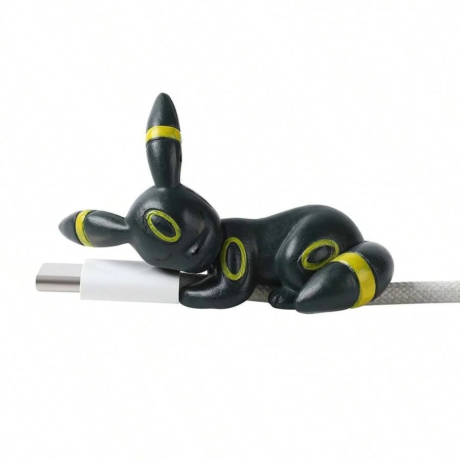 12 style Data Cable Protective Sleeve Kawaii Anime Pokemon Toys Cute Pikachu Eevee Meowth Vulpix Cartoon Charger Cable Protector