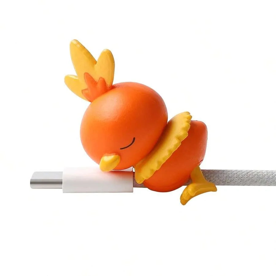 12 style Data Cable Protective Sleeve Kawaii Anime Pokemon Toys Cute Pikachu Eevee Meowth Vulpix Cartoon Charger Cable Protector