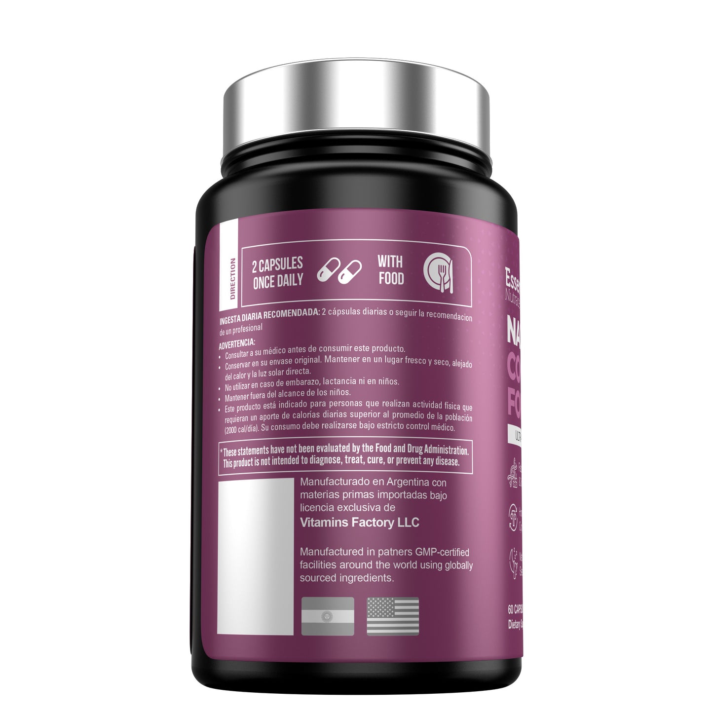 NAD Complex Women Ultra Premium lateral información